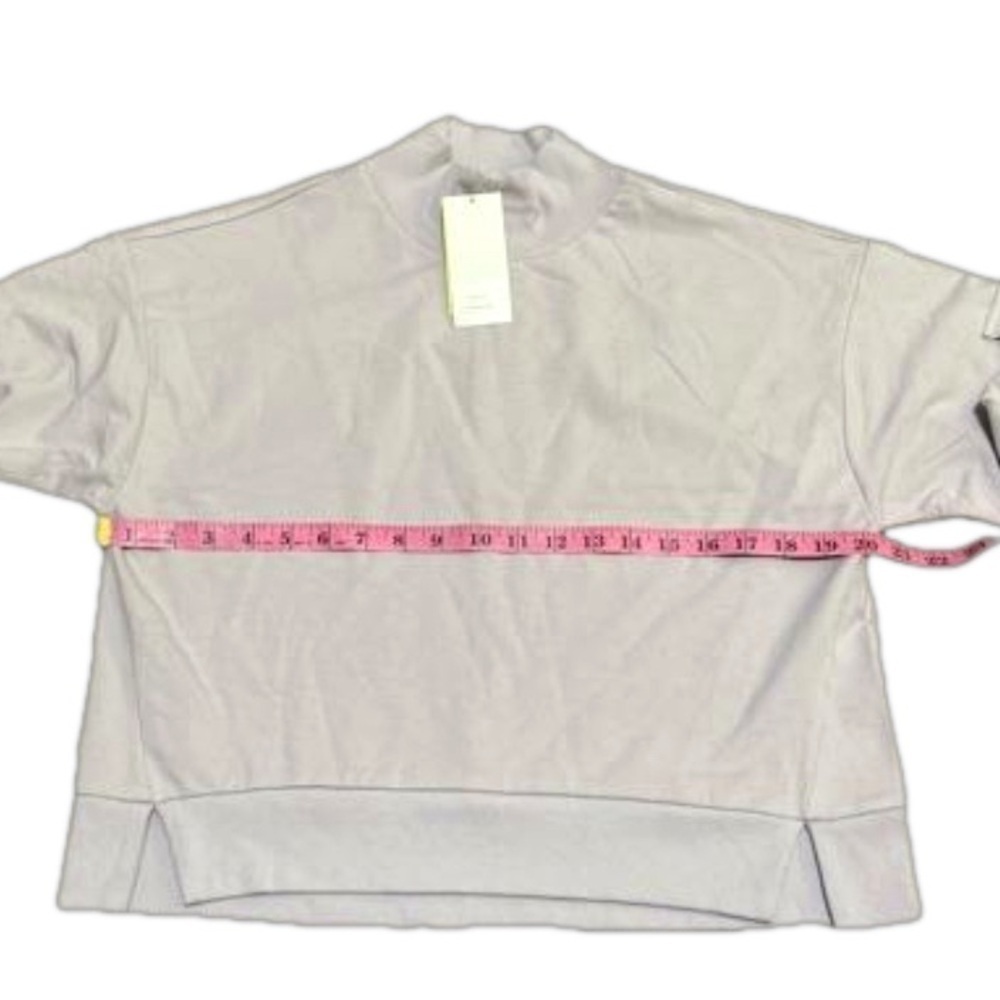 All In Motion French Terry Sweatshirt Lilac Purple Thumb Hole Women Size M - Picture 13 of 16